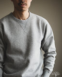 Flat Head FN-SWC-301 - Loopwheel Crew Neck Sweatshirt - Grey