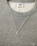 Flat Head FN-SWC-301 - Loopwheel Crew Neck Sweatshirt - Grey