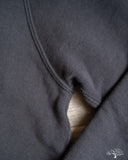Flat Head FN-SWP-301 - Loopwheel Hooded Sweatshirt - Black