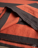 Flat Head FN-THB-002 - Border T-Shirt - Light Black/Light Red