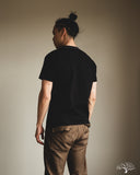 Flat Head FN-THC-101 - THC 9oz Plain Heavyweight Tee - Black