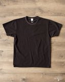 Flat Head FN-THC-101 - THC 9oz Plain Heavyweight Tee - Black