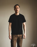 Flat Head FN-THC-101 - THC 9oz Plain Heavyweight Tee - Black