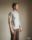 Flat Head FN-THC-101 - THC 9oz Plain Heavyweight Tee - Grey