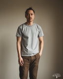 Flat Head FN-THC-101 - THC 9oz Plain Heavyweight Tee - Grey
