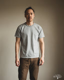 Flat Head FN-THC-101 - THC 9oz Plain Heavyweight Tee - Grey