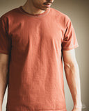 Flat Head FN-THC-101 - THC 9oz Plain Heavyweight Tee - Orange