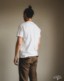 Flat Head FN-THC-101 - THC 9oz Plain Heavyweight Tee - White