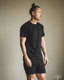 Flat Head FN-THC-101P - THC 9oz Pocket Heavyweight Tee - Black