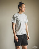 Flat Head FN-THC-101P - THC 9oz Pocket Heavyweight Tee - Gray