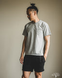 Flat Head FN-THC-101P - THC 9oz Pocket Heavyweight Tee - Gray