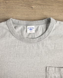 Flat Head FN-THC-101P - THC 9oz Pocket Heavyweight Tee - Gray