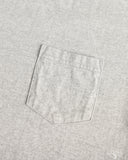 Flat Head FN-THC-101P - THC 9oz Pocket Heavyweight Tee - Gray
