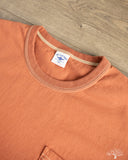 Flat Head FN-THC-101P - THC 9oz Pocket Heavyweight Tee - Orange