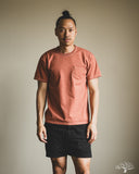 Flat Head FN-THC-101P - THC 9oz Pocket Heavyweight Tee - Orange