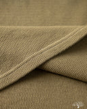 Flat Head FN-THLH-004 - Waffle Knit Henley Thermal - Olive