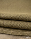 Flat Head FN-THLH-004 - Waffle Knit Henley Thermal - Olive