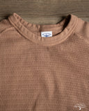 Flat Head FN-THW-002 - Thermal Raglan Sleeve T-Shirt - Brown