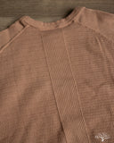 Flat Head FN-THW-002 - Thermal Raglan Sleeve T-Shirt - Brown