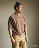 Flat Head FN-THW-002 - Thermal Raglan Sleeve T-Shirt - Brown
