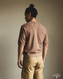 Flat Head FN-THW-002 - Thermal Raglan Sleeve T-Shirt - Brown