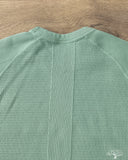 Flat Head FN-THW-002 - Thermal Raglan Sleeve T-Shirt - Green