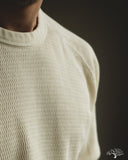 Flat Head FN-THW-002 - Thermal Raglan Sleeve T-Shirt - Ivory