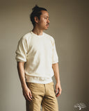 Flat Head FN-THW-002 - Thermal Raglan Sleeve T-Shirt - Ivory
