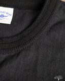 Flat Head FN-TSH-003 - Short-Sleeve Henley T-Shirt - Black