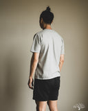 Flat Head FN-TSH-003 - Short-Sleeve Henley T-Shirt - Gray