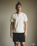 Flat Head FN-TSH-003 - Short-Sleeve Henley T-Shirt - Nature