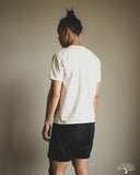 Flat Head FN-TSH-003 - Short-Sleeve Henley T-Shirt - Nature