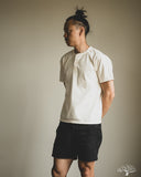 Flat Head FN-TSH-003 - Short-Sleeve Henley T-Shirt - Nature