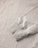 Flat Head FN-TSHL-004 - Long-Sleeve Henley T-Shirt - Grey