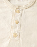 Flat Head FN-TSHL-004 - Long-Sleeve Henley T-Shirt - Nature