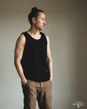 Flat Head FN-TST-002 - 9oz Plain Tank Top - Black