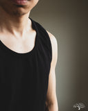 Flat Head FN-TST-002 - 9oz Plain Tank Top - Black