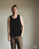 Flat Head FN-TST-002 - 9oz Plain Tank Top - Black