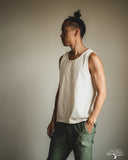 Flat Head FN-TST-002 - 9oz Plain Tank Top - Nature