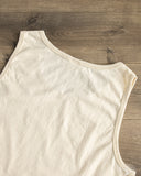 Flat Head FN-TST-002 - 9oz Plain Tank Top - Nature