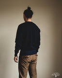 Flat Head FN-UTHL-001SP - Long-Sleeve Indigo Knit Heavy Thermal