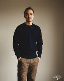 Flat Head FN-UTHL-001SP - Long-Sleeve Indigo Knit Heavy Thermal