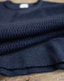 Flat Head FN-UTHL-001SP - Long-Sleeve Indigo Knit Heavy Thermal