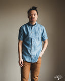 Gitman Vintage Blue Chambray Linen Shirt