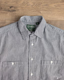 Gitman Vintage Railroad Stripe Denim Work Shirt