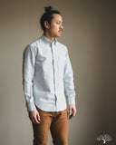 Gitman Vintage Spring Oxford Shirt - Green Stripe