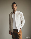 Gitman Vintage Japanese Striped Oxford - Tan