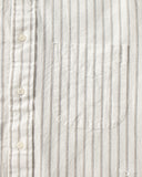 Gitman Vintage Japanese Striped Oxford - White