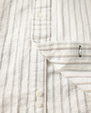 Gitman Vintage Japanese Striped Oxford - White