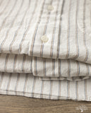 Gitman Vintage Japanese Striped Oxford - White